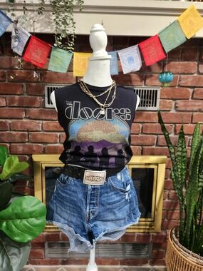 The Doors Waiting for the Sun Sleeveless Graphic Band Tee Size XS